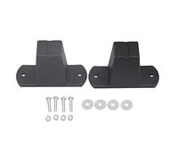 BQLZR 2 Pieces Plastic Luggage Stud Feet fits Luggage Suitcase Accessories Black