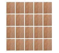 BQLZR 20 Pieces Alto Saxophone Neck Joint Corks Square Sheet Wood Color 150x100x1.2mm