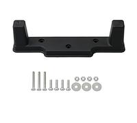 BQLZR 24cm Length Black Plastic Travel Luggage Accessories Replacement Suitcase Feet Bracket with Mounting Parts