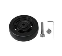 BQLZR Black 65mm Dia Luggage Suitcases Wheels Replacement Wheels Load Capacity 50kg