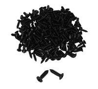 BQLZR Electric Guitar Pickguard Mounting Screws 0.47x0.12inch Black Metal Pack of 500