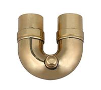 BQLZR Golden Copper Trumpet 2# Elbow Tube U Tube Brass Instruments Accessories Parts