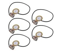 BQLZR Guitar Transducer Pre-Wired Amplifier Piezo 1/4inch Jack Pickup Part Pack of 5