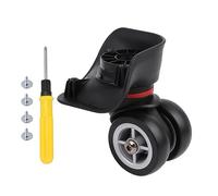 BQLZR Left Luggage Mute Wheel 3.94" Overall Height Plastic & Metal Replacement W042S
