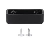 BQLZR Luggage Bracket Side Feet Replacement 0.93 Inch Hole Plastic Black with Screw