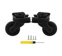 BQLZR Luggage Suitcase Replacement Wheels W193 Black 2.99 Inch Left & Right Pack of 2