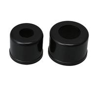 BQLZR Plastic Black Oboe Defendive Cap Oboe Head Oboe Cover Accessories Part Pack of 2
