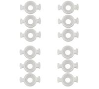 BQLZR Professional Bongo Drum Heads 13.77x13.77x0.03inch for 10inch Beige Pack of 4