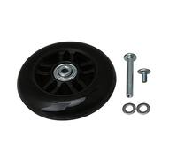 BQLZR Replacement Luggage Suitcase Wheels 360 Mute Swivel Universal Wheel 90mm Dia PU Rubber Roller for Luggage