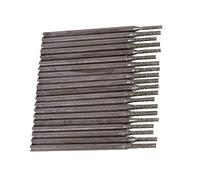 BQLZR Silver 1.5mm Diamond Electroplated Core Drill Hole Bits for Gems Pack of 20