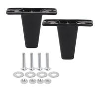 BQLZR Travel Stud Luggage Feet Pads for Suitcase Bags 2.95 Inch Z018 Black Pack of 2