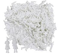 BQLZR White Unpainted Architectural 1:100 Scale Model Figures Pack of 1000