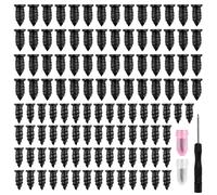 BQMEZRNUS 100PCS Tire Repair Rubber Screws Kit - （50 Small + 50 Medium Self-Service Vacuum Tyre Repair Nails & Plugs for Car SUV Truck Motorcycle Bicycle Puncture Repair - Includes Screwdriver