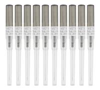 BQMEZRNUS 16G Piercing Needles, 10 Pieces Catheter Piercing Kit | Premium 316L stainless steel, for ear, lip, nose, tongue, belly, nipple, reusable design, with protective caps