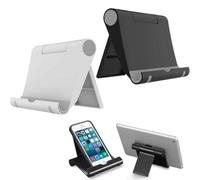 BQRKOTM Pack of 2 Mobile Phone Holder, Foldable Adjustable Mobile Phone Stand for Table, Desk, Comfortable Mobile Phone Holder, Tablet Stand, Compatible with iPhone, iPad, Samsung, Xiaomi, Huawei