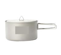 BQRTVXSD Compatible for TOAKS Titanium POT, Ultralight Outdoor Camping Pot and Bowl 1350ml with Foldable Handle