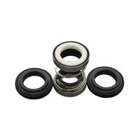 BQSLUMLZU Hardware Fittings 12mm 14mm 15mm 16mm 17mm 18mm 19mm 20mm 22mm 24mm 25mm 28mm 30mm 32mm 202 Series Mechanical Shaft Seal for Inline Water Pump Mechanical Seal(Sic-sic-nbr,14mm)
