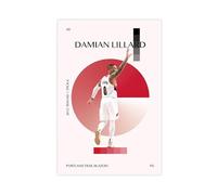 BQUWR Damian Lillard Art Poster（2） Canvas Poster Wall Art Print Picture Paintings 20x30inch(50x75cm)