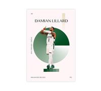 BQUWR Damian Lillard Art Poster Canvas Poster Wall Art Print Picture Paintings 08x12inch(20x30cm)