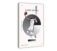 BQUWR Kyrie Irving Poster Art Retro Canvas Poster Wall Art Print Picture Paintings 24x36inch(60x90cm)