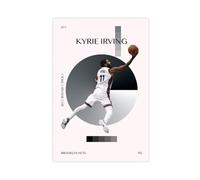 BQUWR Kyrie Irving Retro ART Poster Canvas Poster Bedroom Decor Landscape Decor Gift 08x12inch(20x30cm)