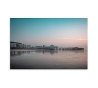 BQUWR Nanhai Daily Departure Terminal Poster Canvas Poster Bedroom Decor Landscape Decor Gift 12x18inch(30x45cm)