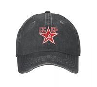 BQWRUUYM 2022 New Russian Soviet CCCP Denim Baseball Cap Snapback Hat Men Women Army Military National Emblem Cap Summer Casquette Gorras
