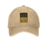BQWRUUYM GS 40 Years Motorcycle R1200 Men Women Baseball Caps Distressed Denim Caps Hat Retro Outdoor Travel Adjustable Fit Headwear