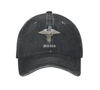 BQWRUUYM House M.D. Snakes on a Cane 3902684467 Washed Baseball Cap Streetwear Sun Hip Hop Hats Summer Men Adult Hiking Baseball Cap
