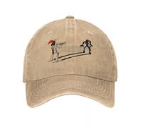 BQWRUUYM Lucky Luke His Shadow Men Women Baseball Caps Cartoon Daltons Anime Distressed Washed Caps Hat Outdoor Adjustable Fit Headwear