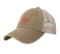BQWRUUYM Russian USSR Soviet Union Baseball Cap CCCP Communist y2k Funny Trucker Hat Summer Couple Women Outdoor Gym Snapback Cap