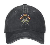 BQWRUUYM Spanish Army Cavalry Forces Casual Baseball Cap Summer Spain Flag Trucker Hat Hunting Camping Snapback Cap Men Baseball Caps