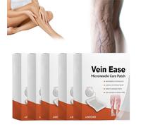 BQYOOM MicroVeno Microneedle Therapy Patch, Advanced Varicose Vein Relief, Nano Varicose Vein Patch Knee, Nourishing Tissue for Visibly Lighter, Healthier-Looking Legs (5 pcs)
