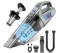 BQYPOWER Handheld Vacuum Cleaner Cordless 16000PA Strong Suction Handheld Vacuum Cleaner Dust Buster Cordless Rechargeable with Multiple Accessories Portable Car Vacuum Cleaner High Power for Car Home