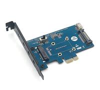 BQZYX+ Mini PCI-E PCI Express to PCI-E 1x Adapter with SIM Card Slot for WiFi and 3G/4G/LTE Card