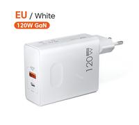 (BR) 120W GaN USB PD Charger Fast Charging Type C Mobile Phone Quick Charging USB C Power Adapter For iPhone 13 Xiaomi Samsung