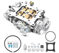 BR-67200 Carburetor 4 Barrel 750 CFM Model 4150 Double-Pumper Mechanical Carburetor Compatible with Holley Quick Fuel Brawler Race Series, Square Bore Flange No Choke Dual Inlet