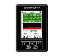 BR-9B XR1 Geiger Counter Nuclear Radiation Detector X-ray Γ-ray Β-ray Detector Real-time Mean Cumulative Dose Radioactive Tester Widely Applicable(BR-9B XR-1 Pro-01)