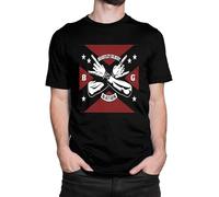 Br-ant-Ley Gi-lbe-rt Logo Men's T Shirts Round Neck Novelty Short Sleeve T-Shirt(X-Large)
