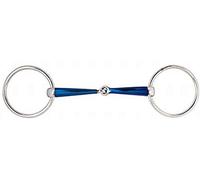 BR Single Jointed Loose Ring Snaffle Sweet Iron 14 mm - Size 14.5