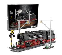 BR01 Steam Locomotive Building Block Set - 1177PCS German Train Bricks Kit, City Railway Model for Adult Car Lovers, STEM Interactive Toy, Home Decor, Creative Gift for Kid Age 8+