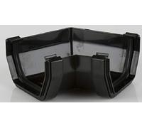 BR058/120B Black Brett Martin 120 Degree Angle for 114mm Squarestyle Gutter System