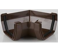 BR058/120BR Brown Brett Martin 120 Degree Angle for 114mm Squarestyle Gutter System