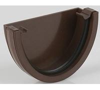 BR077B Black Brett Martin 115mm Deepstyle Gutter External Stopend