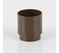 BR206BR Brett Martin Pipe Connector for 68mm Roundstyle downpipe system BROWN