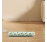 BR30/4C Floor Cleaning Roller Brush Replacement Set 300mm Wide Professional Microfiber Scrubber Head with Red White Brushes for Hard Surfaces Cleaning (C)