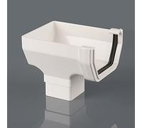 BR556W Brett Martin Stopend Outlet for 114mm Squarestyle Gutter White