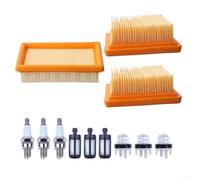 BR800 Backpack Blower Tune-Up Kit with 3 Air Filters, Spark, Fuel Filters, For Primer Bulbs for Magnum 4283-141-0300A B, 4238 350 6201, 0000 350