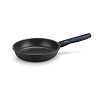 Bra Advanced - Frying Pan, Cast Aluminium with Non-Stick PFOA-free chemours Super Reinforced, Teflon Profile superior performance and High Resistance, Suitable for Induction modern 20 cm Black