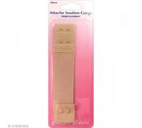Bra Back Replacements 2 Hook 28.5mm: Nude